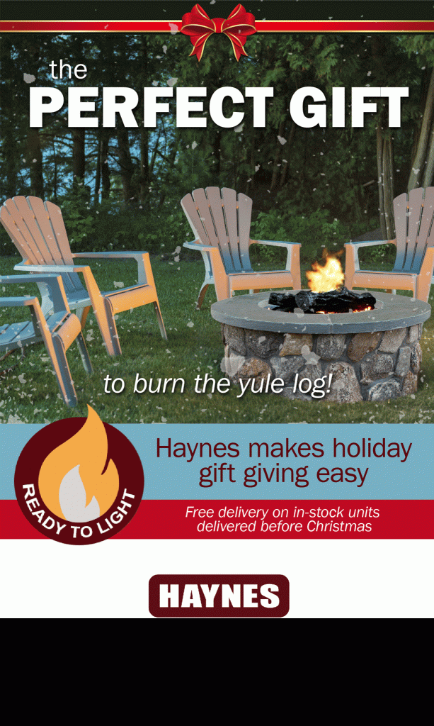 Fire Pit Holiday Email Blast